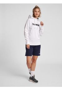 Bluza sportowa z kapturem damska Hummel Go Cotton Logo Hoodie Woman. Typ kołnierza: kaptur. Kolor: biały