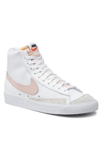 Nike Sneakersy Blazer Mid '77 CZ1055 118 Biały. Kolor: biały. Materiał: skóra