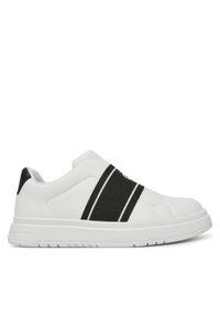 Calvin Klein Jeans Sneakersy V3X9-82087-1355X002 Biały. Kolor: biały. Materiał: skóra