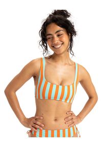 Roxy - Stanik bikini typu bralette dla Kobiety PT BEACH CLASSICS. Kolor: niebieski. Materiał: elastan, poliester, materiał