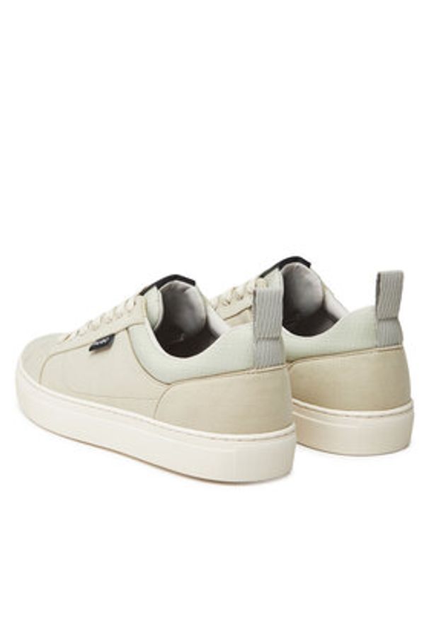 Hugo - HUGO Sneakersy Morrie 50548503 Beżowy. Kolor: beżowy. Materiał: skóra
