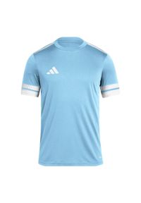 Adidas - Koszulka Squadra 25. Kolor: biały, wielokolorowy, niebieski. Materiał: materiał