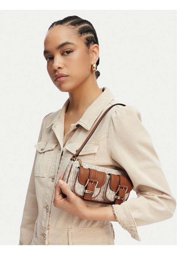 MICHAEL Michael Kors Torebka 32S5GZCU1B Écru. Kolor: kremowy. Materiał: skórzane