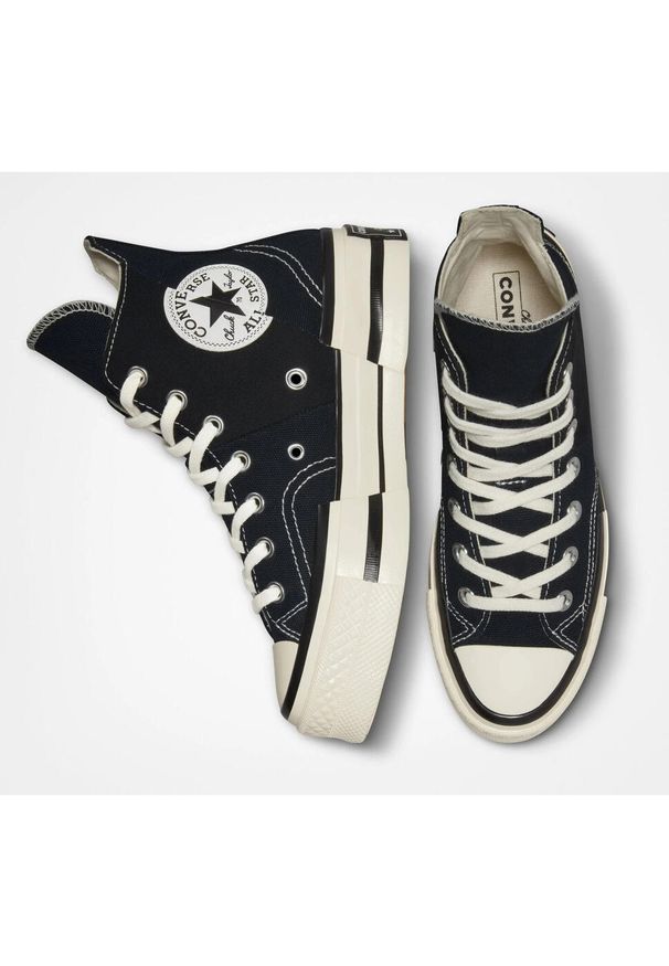 Trampki Converse Chuck 70 Plus, Dla obu płci. Kolor: czarny. Materiał: materiał