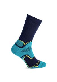 BRIDGEDALE - Skarpety trekkingowe męskie Bridgedale Hike Midweight Merino Petrol/Navy. Kolor: niebieski. Materiał: elastan, wełna, lycra, nylon, poliamid. Sport: outdoor #1