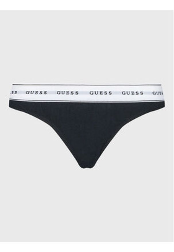 Guess Stringi Carrie O97E04 KBBU1 Czarny. Kolor: czarny. Materiał: bawełna
