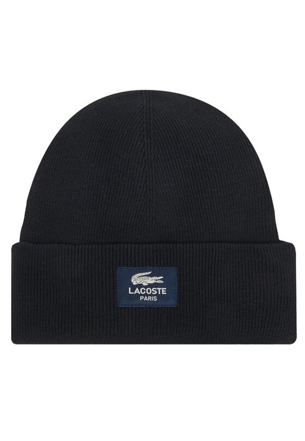 Lacoste Czapka RB3046 Czarny. Kolor: czarny. Materiał: materiał, bawełna