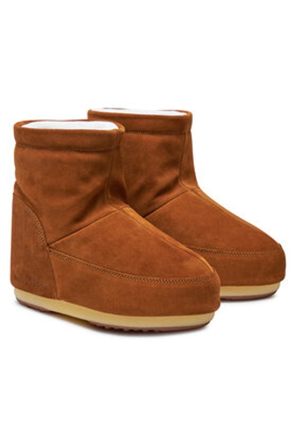 Moon Boot Śniegowce Mb Icon Low 80D1409400 Brązowy. Kolor: brązowy. Materiał: skóra, zamsz
