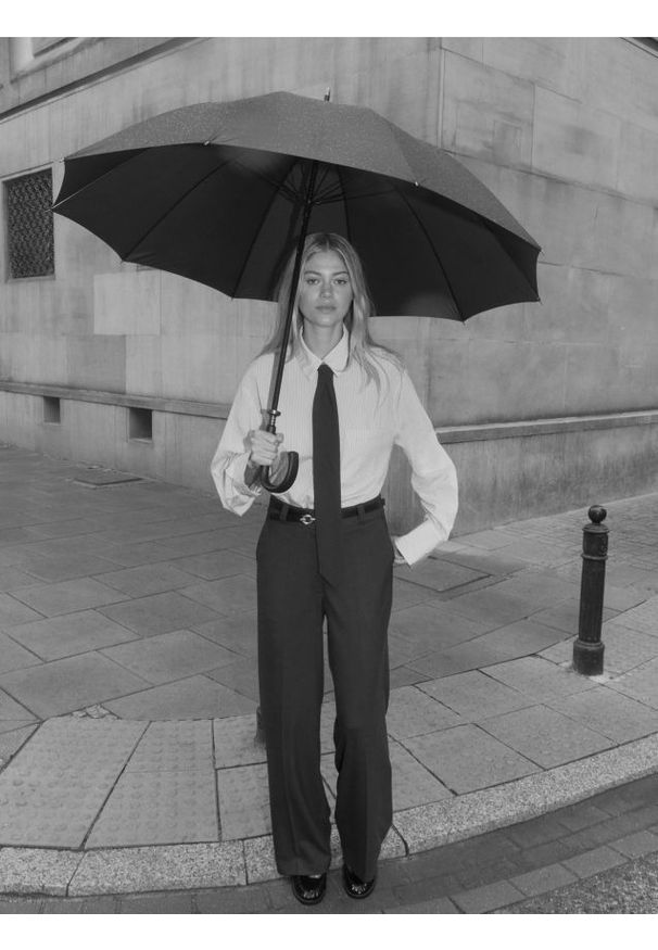 Reserved - Koszula z krawatem - wielobarwny. Materiał: wiskoza, tkanina