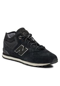 New Balance Sneakersy PV574HGX Czarny. Kolor: czarny. Materiał: zamsz, skóra. Model: New Balance 574