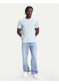 Calvin Klein Jeans T-Shirt LV040HM265 Niebieski Regular Fit. Kolor: niebieski. Materiał: bawełna #4