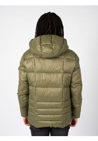 Plein Sport Kurtka | UPPS26E | Mężczyzna | Wojskowa Zieleń. Okazja: na co dzień. Typ kołnierza: kaptur. Materiał: poliamid. Wzór: aplikacja. Styl: militarny, sportowy #3