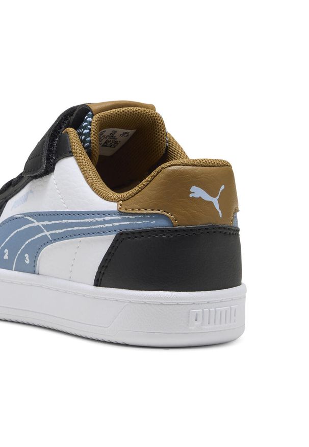 Puma - Dziecięce sneakersy Caven 2.0 Run Fun PUMA Black Cool Blue White. Okazja: na uczelnię. Kolor: czarny, niebieski, wielokolorowy, biały. Sezon: lato. Sport: bieganie