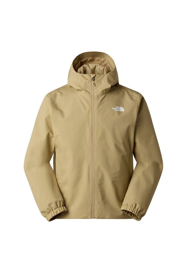 Kurtka męska The North Face Quest DryVent 0A8G0RLK51 - beżowa. Kolor: beżowy. Materiał: tkanina, poliester