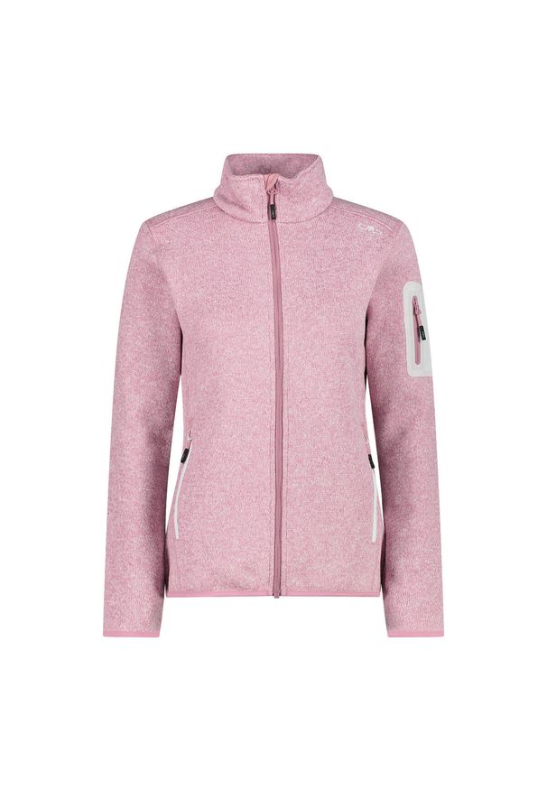 Damski polar CMP. Kolor: wielokolorowy, biały, różowy. Materiał: polar. Sport: turystyka piesza