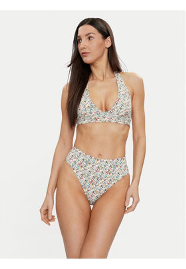 TOMMY HILFIGER - Tommy Hilfiger Dół od bikini UW0UW05271 Kolorowy. Materiał: syntetyk. Wzór: kolorowy