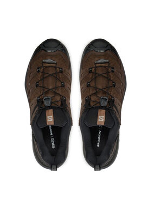 salomon - Salomon Sneakersy X Ultra 360 Leather Gore-Tex L47571200 Brązowy. Kolor: brązowy. Materiał: materiał. Technologia: Gore-Tex