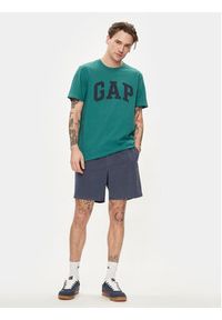 GAP - Gap T-Shirt 856659-06 Zielony Regular Fit. Kolor: zielony. Materiał: bawełna #4