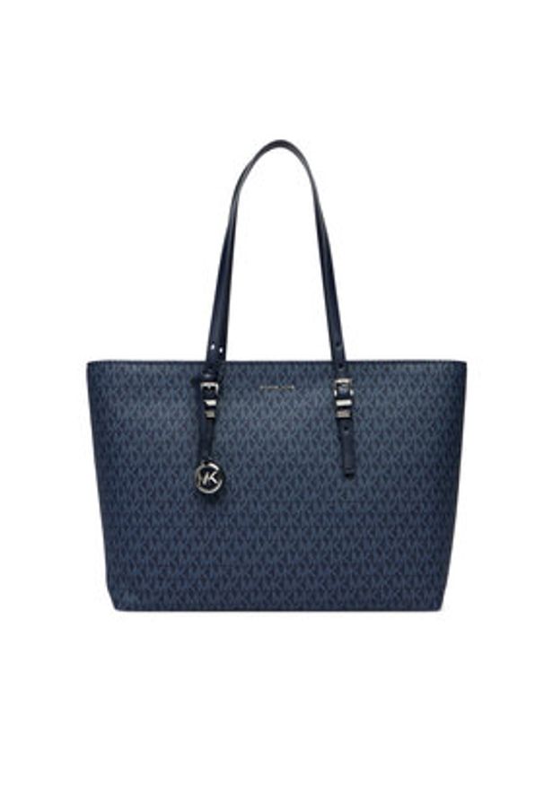 MICHAEL Michael Kors Torebka Quinn 30T5SQNT9V Granatowy. Kolor: niebieski. Materiał: skórzane