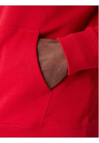 TOMMY HILFIGER - Tommy Hilfiger Bluza Essential MW0MW37235 Czerwony Regular Fit. Kolor: czerwony. Materiał: bawełna #4