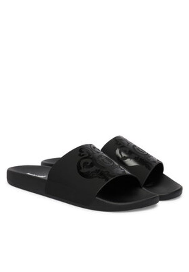 Just Cavalli Klapki 80QA3SZ3 ZSE54 Czarny. Kolor: czarny. Materiał: syntetyk