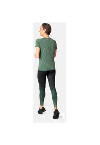 Koszulka do biegania damska Odlo T-shirt ZEROWEIGHT CERAMIC. Kolor: zielony