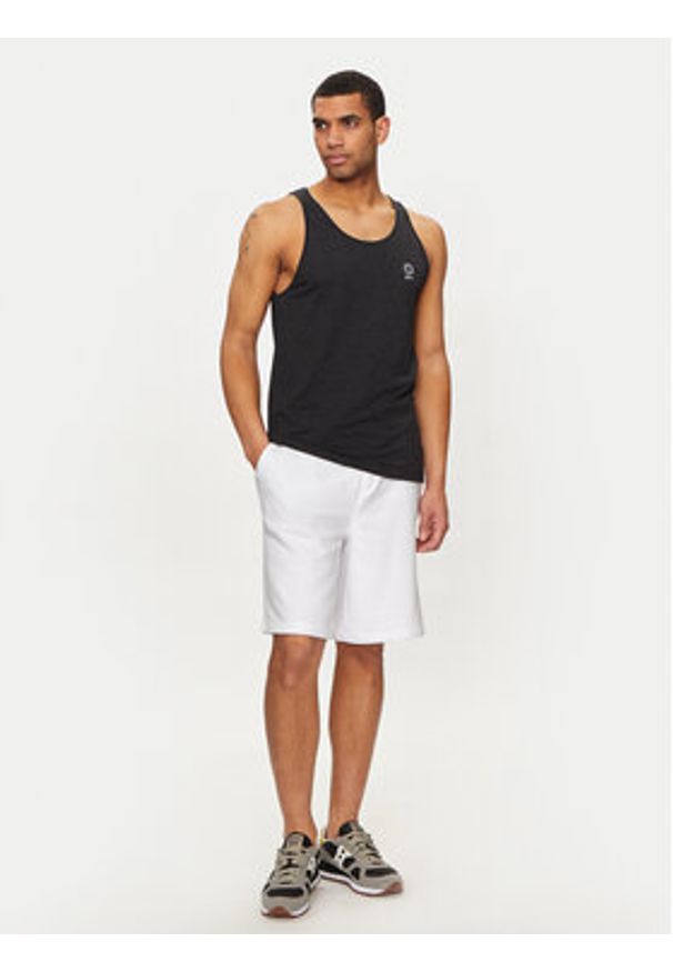 Jack & Jones - Jack&Jones Tank top Jormarbella 12256151 Czarny Regular Fit. Kolor: czarny. Materiał: bawełna