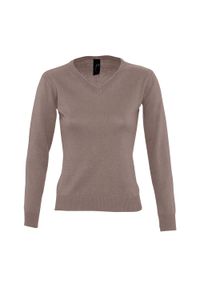 SOL'S - Bluza Damska Galaxy Z Dekoltem V. Kolor: szary