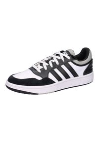 Adidas - Buty do chodzenia męskie adidas Hoops 3.0. Kolor: biały, wielokolorowy, czarny. Materiał: syntetyk, skóra. Sport: turystyka piesza #1