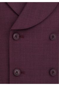 Pako Lorente - PAKO LORENTE – Bordowa dwurzędowa kamizelka męska. Okazja: na ślub cywilny, na wesele. Kolor: czerwony. Styl: elegancki, młodzieżowy #2