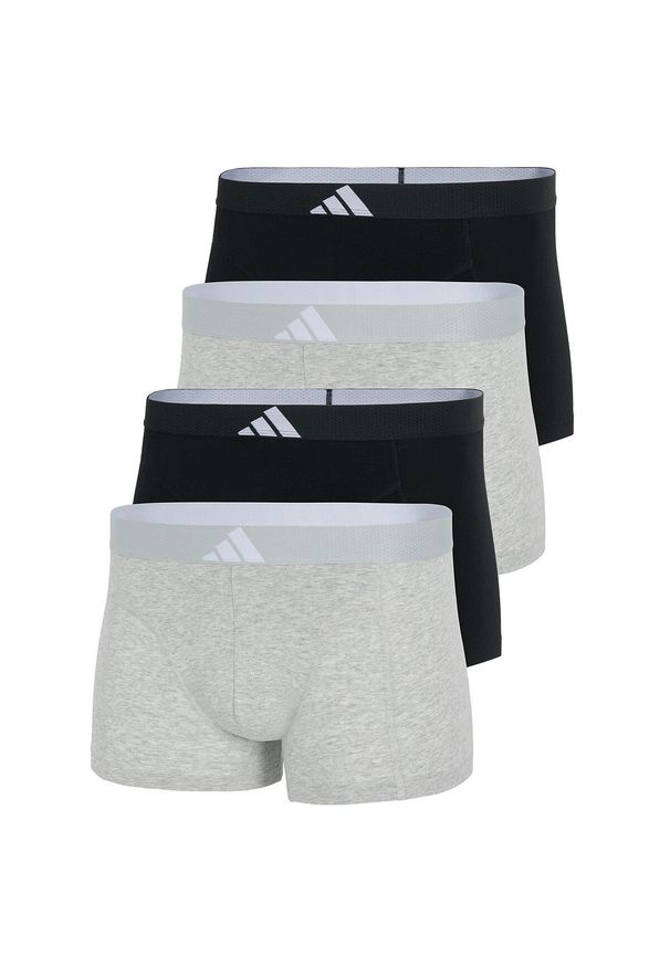 Adidas - Bokserki Active Flex Cotton Body 4 pak. Kolor: wielokolorowy. Materiał: elastan, bawełna. Sport: fitness