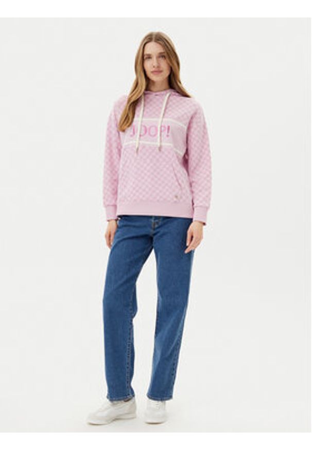 JOOP! Bluza 58 JW221JE114 30030062 Fioletowy Regular Fit. Kolor: fioletowy. Materiał: syntetyk, bawełna