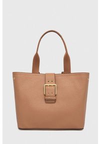 DKNY - Dkny torebka kolor brązowy. Kolor: brązowy. Rodzaj torebki: na ramię