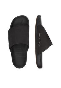 Quiksilver Klapki RAPID-02 MI08 Czarny. Kolor: czarny. Materiał: skóra, nubuk #4