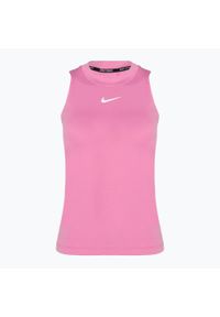 Tank top tenisowy damski Nike Court Dri-Fit Advantage Tank. Kolor: różowy. Technologia: Dri-Fit (Nike). Sport: tenis