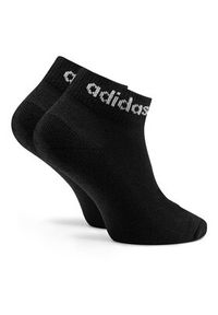 Adidas - adidas Skarpety Niskie Unisex Linear Ankle Socks Cushioned Socks 3 Pairs IC1303 Czarny. Kolor: czarny