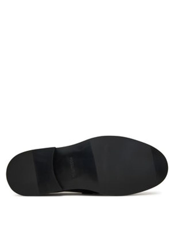 Calvin Klein Półbuty Ess Rubber Band Loafer Lth HM0HM01923 Czarny. Kolor: czarny. Materiał: skóra
