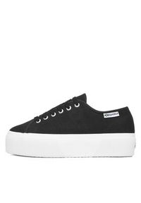 Superga Tenisówki 3790 Platform S3134MW Czarny. Kolor: czarny. Materiał: materiał. Obcas: na platformie #4