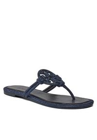 Tory Burch Japonki 152177 Granatowy. Kolor: niebieski. Materiał: skóra #3