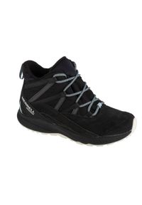 Merrell - Buty trekkingowe damskie, Bravada Edge 2 Thermo Demi WP. Kolor: czarny. Materiał: guma, tkanina, zamsz, materiał, syntetyk