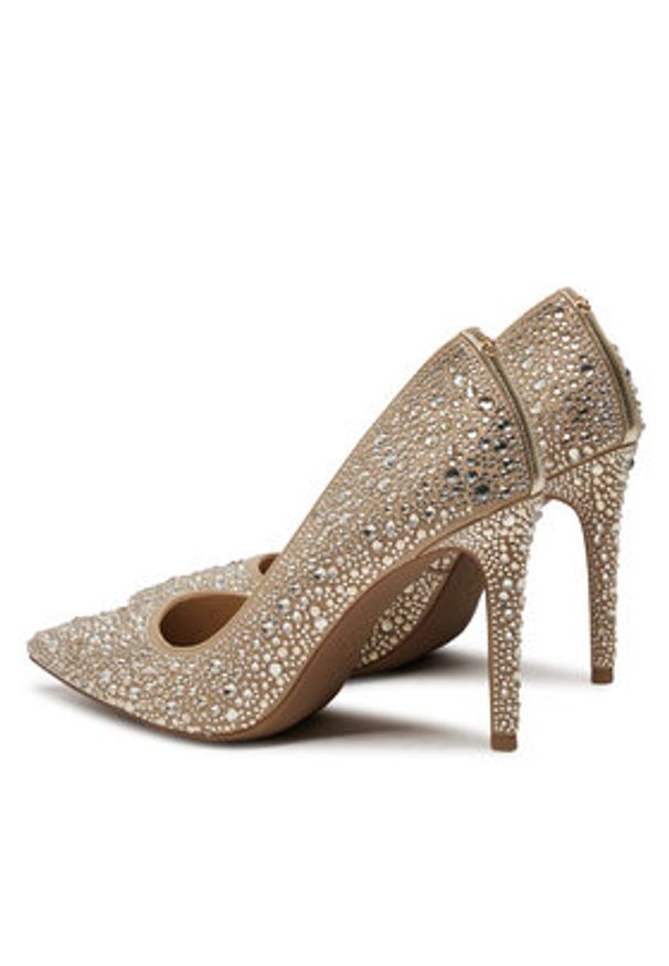 MICHAEL Michael Kors Szpilki Alina Flex High Pump 40R4HNHP2S Złoty. Kolor: złoty. Materiał: materiał. Obcas: na szpilce