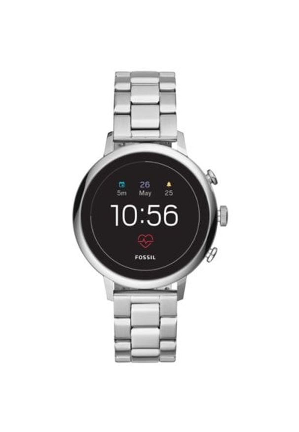 Fossil - Smartwatch FOSSIL Q Venture Srebrny. Rodzaj zegarka: smartwatch. Kolor: srebrny. Styl: casual