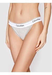 Calvin Klein Underwear Figi klasyczne Tanga 000QF4977A Szary. Kolor: szary. Materiał: bawełna #1