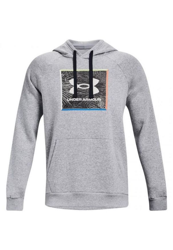 Under Armour - Bluza Z Kapturem Męska. Typ kołnierza: kaptur. Kolor: szary