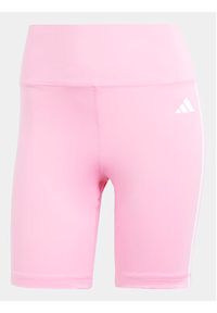 Adidas - adidas Szorty sportowe Essentials IS4206 Różowy Slim Fit. Kolor: różowy. Materiał: syntetyk