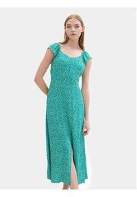 Tom Tailor Denim Sukienka letnia 1042000 Zielony Regular Fit. Kolor: zielony. Materiał: wiskoza. Sezon: lato #5