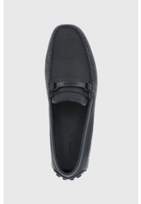 Lacoste - Mokasyny skórzane Anstead. Nosek buta: okrągły. Kolor: czarny. Materiał: skóra #2
