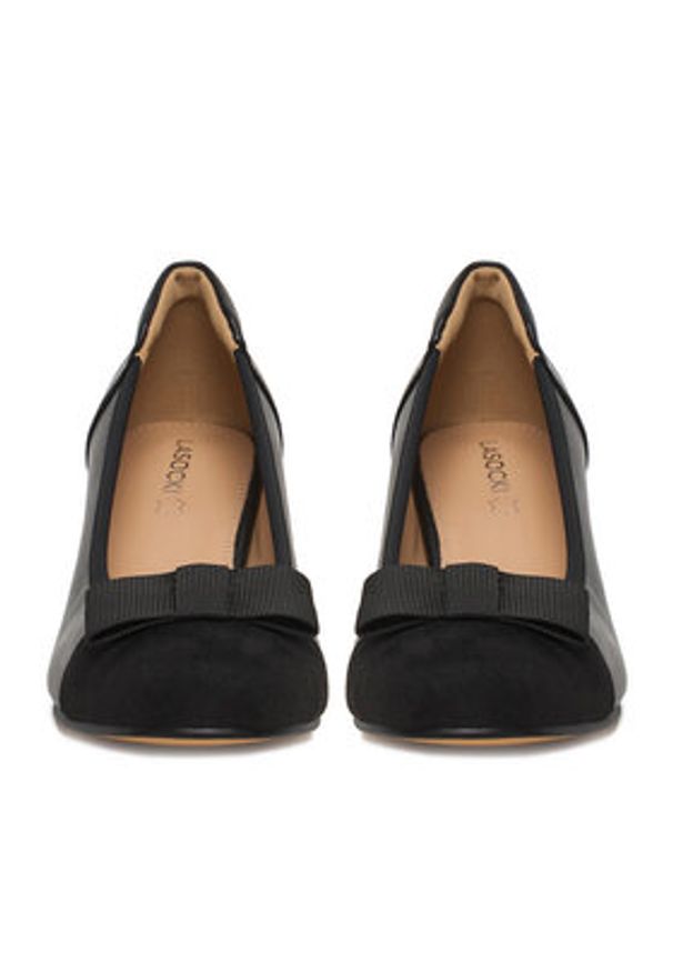 Lasocki Czółenka CEO-WS1040-01 Czarny. Kolor: czarny. Materiał: materiał