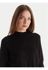 Kontatto Sweter 3M0903C Czarny Regular Fit. Kolor: czarny. Materiał: syntetyk #5