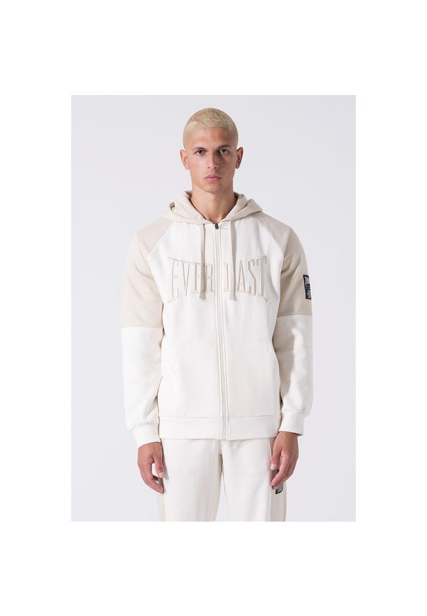 EVERLAST - Bluza męska Everlast Neutrals Full Zip. Kolor: beżowy, wielokolorowy, biały